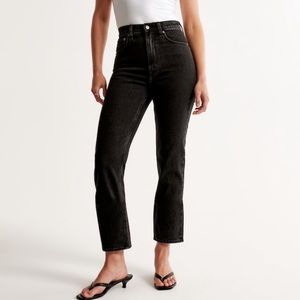 Ultra High Rise Ankle Striaght jean